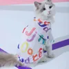 犬のアパレルフーポ猫服薄い操り人形キッテンブルーサマー夏の男性子猫ベストペットペットアンチヘアロス