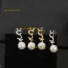 Stud Stud Designer Wedding Kolczyki 2024 STUD Luksusowy biżuteria urok Pearl Wiselanty kolczyki Studs Kobiety Hoop Stud Silver Earing Prezent Bijoux de luksus