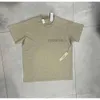 Ess koszula męska mody mody tshirt t koszule High Street marka ess ósma sezon Flocking list Short Essentialsss koszulka 964