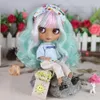 ICY DBS Blyth Puppe 16 Bjd Gelenkkörper schwarze Haut inklusive Kleidung Schuhe lässig mit 30 cm Spielzeug Geschenk 240111