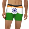 Underpants Flag Of India Authentic Version Breathbale Panties Male Underwear Print Shorts Boxer Briefs Extended