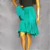 Stage Wear 2024 Women Sexy Fringe Latin Dance Skirt Female Fishtail Tassel Dress Cha Rumba Samba Modren Ballroom Costumes