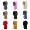 Unissex inverno quente mulheres homens cachecol capuz pescoço ciclismo chapéu de esqui tricô boné ao ar livre senhora cashmere gorro com capuz 240111