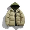 Uomini Addensare Giacca Invernale Calda Casual Parka Outwear Harajuku Giacca Imbottita Vari Colori Giacca a Bolle Cappotto con Cappuccio Abbigliamento 240112