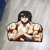 Custom Anime Carpet /rugs Baki for Door Mat Kitchen Mat Room Decor Prayer Mat Muslim Non-slip Waterproof