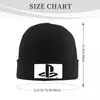 Bérets Jeux Console Logo Bonnet Chapeau Harajuku Desgin Tricot Kpop Thermique Élastique Hommes Femmes Casquettes Hiver Imprimé Cool Bonnet Chapeaux Cadeau