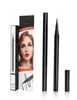 Nieuwste langdurige waterdichte vloeibare eyeliner Zelfadhesieve glad voor ogen make -up valse wimpers magnetische wimpers 14 kleuren Drop1350577