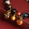 Strand Vintage Glaze Beads Bracelet Ethnic Wrist Jewelry Incense Ashes Material Perfect Gift For Women Dropship