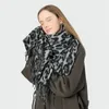 Designer Luipaard Sjaal Winter Warm Pashmina Sjaal Luxe Kasjmier Wraps Mode Vrouwen Lange Dekens Sjaals Franjes 240111