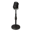 Mikrofony Klasyczne retro dynamiczne mikrofon wokalny vintage Universal Stand for Live Performance Karaoke Studio Record Black