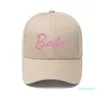 Adjustable Embroidery Hats Cute Sweet Cool Barbies Letter Baseball Caps Fashion Cotton Hip Hop Cap for Men Women Spicy Girl