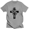 T-shirts hommes drôle impression hommes t-shirt femmes t-shirt cool dans est moment crucifix t-shirt 100% coton à manches courtes o-ne tshirtsyolq