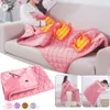 Usb Electric Blanket Powered By Power Bank Winter Bed Warmer USB Heated Blankets Body Thicker Heater Bed Warmer Machine Office 240111
