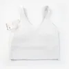 Klassisk populär fitness Bra Lu-088 Butter Soft Women Sport Tank Gym Crop Yoga Vest Beauty Back Sock Sock Proof med avtagbar bröstkudde grossist