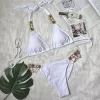 2024 Zomer Designer Bikini Vrouwen Sexy Badpak Dames Backless Split Letter Veelkleurige Zomer Strandbadpakken
