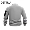 Waffle Sólido Algodão Slim Fit Hoodie Moda Hip Hop Street Sweater Mens Respirável Casaco Esportivo Casual Manga Longa S3XL 240112