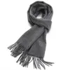 Шарф из 100% шерсти для мужчин, кашемировый шерстяной шарф, пашминовая бандана, шали, зимний женский шерстяной шарф 30*180 см 240111
