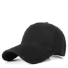 Ball Caps 2024 Adult Cotton Wash Old Hard Top Baseball Men And Women Solid Plus Size Sport Hats 55-60cm 60-65cm