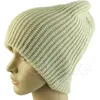 Basker y1ub unisex kvinnor män stickade baggy beanie vinter varm överdimensionerad skidhatt