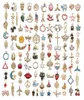 Emaljlegering blanda små hängen charms djur frukter diy armband halsband söt nyckelring örhänge för kvinnor smycken hitta gåva 52077014