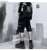 Shorts pour hommes Shorts d'été hommes Harajuku Streetwear décontracté homme Cargo Shorts mode Techwear japonais corée Hip Hop y2k Punk mâle vêtementsL240111
