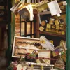 Рождественский подарок DIY Кукольный дом Деревянная миниатюрная мебель Кукольный домик игрушки для подарков на день рождения F032 240111