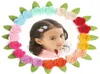 Ganze 40 Stück Kinder-Haarspangen, niedlich, reine Handarbeit, Filz, Blumen-Rosen-Haarnadel, mehrfarbig, kleine Größe 3 cm, Blumenmädchen-BB-Pin8648074