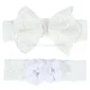 Boutique nouveau-né diamant dentelle bandeau ensembles nœud papillon bandeau infantile Photo accessoires cheveux accessoires en mousseline de soie fleur bandeaux