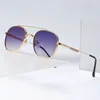 نظارة شمسية معدنية عصرية مع شعار العلامة التجارية Sun Ssses 2024 New Driving Sun Glasses Wholesale 3153