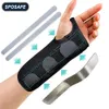 Ayarlanabilir Bilek Destek Brace kolu sıkıştırma El desteği, karpal tünel yaralanmaları için splintler