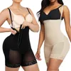 Women's Shapers Women Tummy Control Seamless Shapewear Bodysuit Side Zipper Body Shaper For Firm Triple Underwear