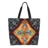 Borse per la spesa Moda Amazigh Kabyle Tote per gioielli Riutilizzabile Africa Stile etnico berbero Borsa per la spesa in tela per la spesa