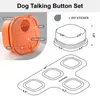 Mewoofun Dog Knapp Record Talking Pet Communication Vocal Training Interactive Toy Bell Ringer With Pad and Sticker Easy to Use 240113