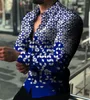 Camicie eleganti da uomo 2024 Moda Prom Diamante Cielo stellato Designer Cardigan di lusso Camicia abbottonata con risvolto sociale Casual Primavera Autunno