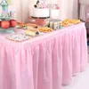 Jupe de Table en Tulle, bricolage, jupes de fête de mariage, nappe de Banquet d'anniversaire, décoration en Textile el 240112