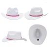 Basker cowgirl hatt med fransade tofsar bandana uppsättning för kvinnor vintage bred grim western cowboy blommig huvud wrap halsduk