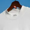 T-shirt da uomo T-shirt piccola Ne da uomo 350 gsm in cotone tinta unita maschile T-shirt a maniche corte primavera estate camicia allentata con fondo casual T-shirtsyolq