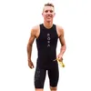 Herrspårar Mens Roka Triathlon ärmlös Simning och springande sportkläder Bodysuit utomhusstrumpbyxor Skin Suit 220914 Drop Delive Dhyeg