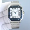 Designer Men's Watch 40mm Genève rostfritt stålrem 2813 Mekanisk rörelse Watch Rostfritt stålfodral Dhgates Watch Montre de Luxe Luxury Watch