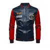 Men Moto Leather Jackets Slim Fit PU Leather Coats High Quality Men Jackets And Coats Fashion Men Autumn Leather Jackets 4XL 240113