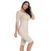 Bantning bodysuit body shaper post kirurgi sömlöst kompression plagg full form colombianas reducoras 240113