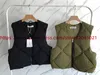 Męskie kamizelki armia zielone warstwy Cole Buxton Down Vest Jacke Men Women CB Overized Rais Holes