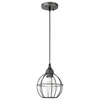 Pendant Lamps American Industrial Wind Iron Cage Chandelier Adjustable Height Art Zhongshan