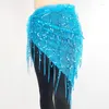 Belts Style Belly Dance Costumes Sequins Tassel Hip Scarf Girl Women Dancing Belt 11Kinds Of Colors