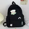 School Bags Multi-Pocket Bag Anti-Theft Fashion Rucksack Student Backpack Large Capacity Bookbag Cute For Girl Travel Backbag