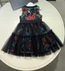 Nuovo vestito da bambino Gonna da ragazza con design in prospettiva di filato nero Taglia 110-160 abiti estivi per bambini firmati per bambini Jan10