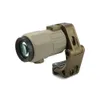 Taktisk G45 5X MAGNIFIER Räckvidd med Fast FTC Mount Combo för AirSoft US Flag Original Marks FDE Colors Drop Delivery