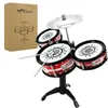 Muziekinstrument Speelgoed Voor Kinderen 5 Drums Simulatie Jazz Drumstel met Drumsticks Educatief voor Kinderen Geschenken 240112