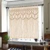 Bohemian Home Decor Tapestry Handwoven Nordic Style Wall Hanging For Living Room Cotton Rep Door Curtain For Shading Decoration 240113