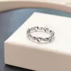 Cluster Ringen Unieke creatieve geesten van de ontwerper verweven Thaise zilveren opening verstelbare ring mode-persoonlijkheid sieraden voor vrouwen